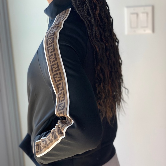Fendi Black Logo Track Jacket - Picture 5 of 15